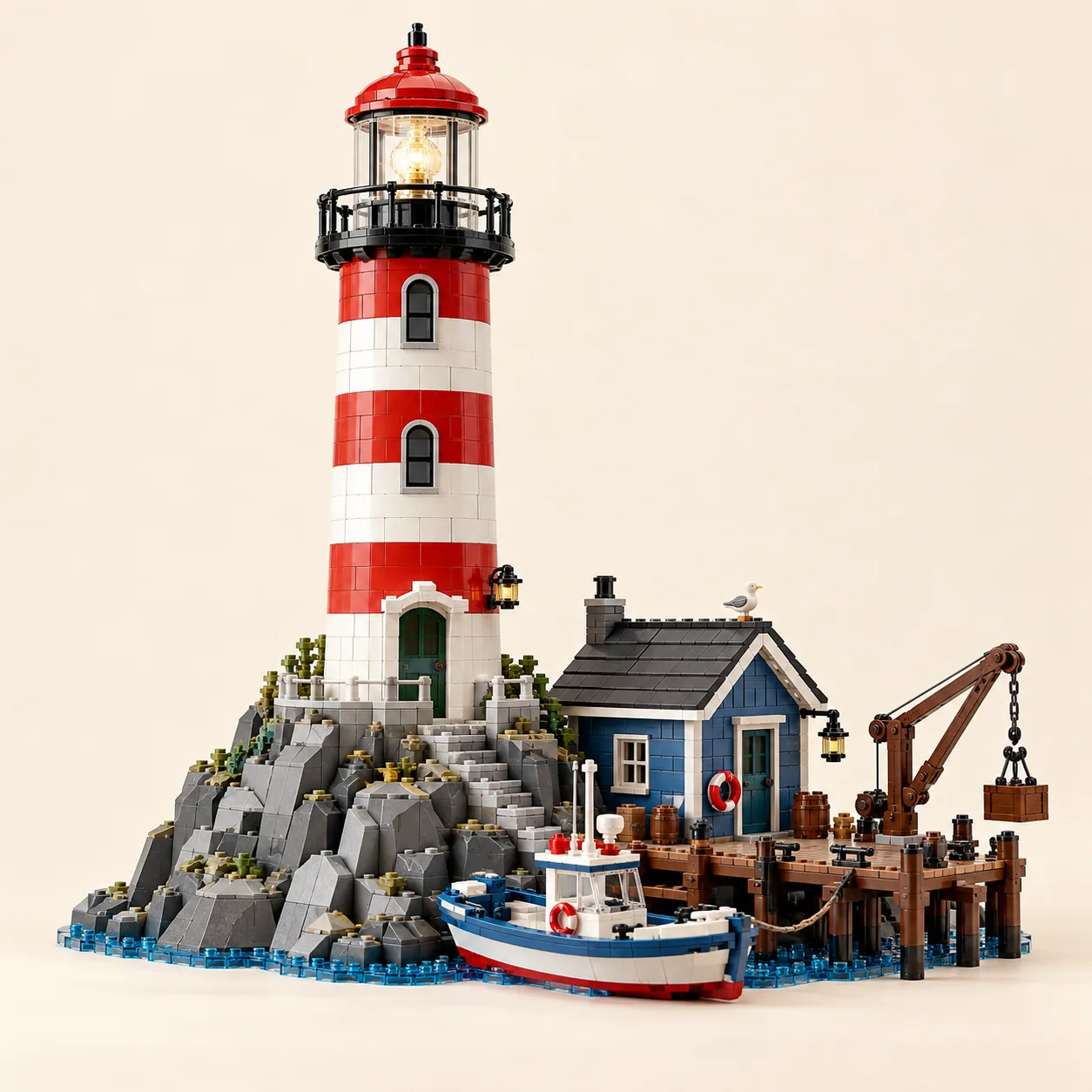Lighthouse Harbour Building Set