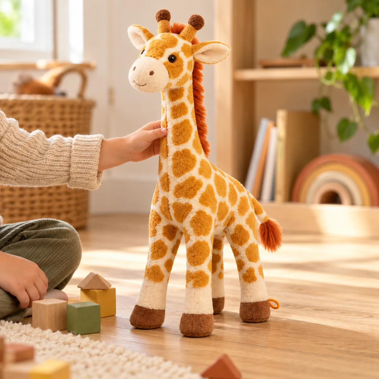 Clementine the Giraffe, in play