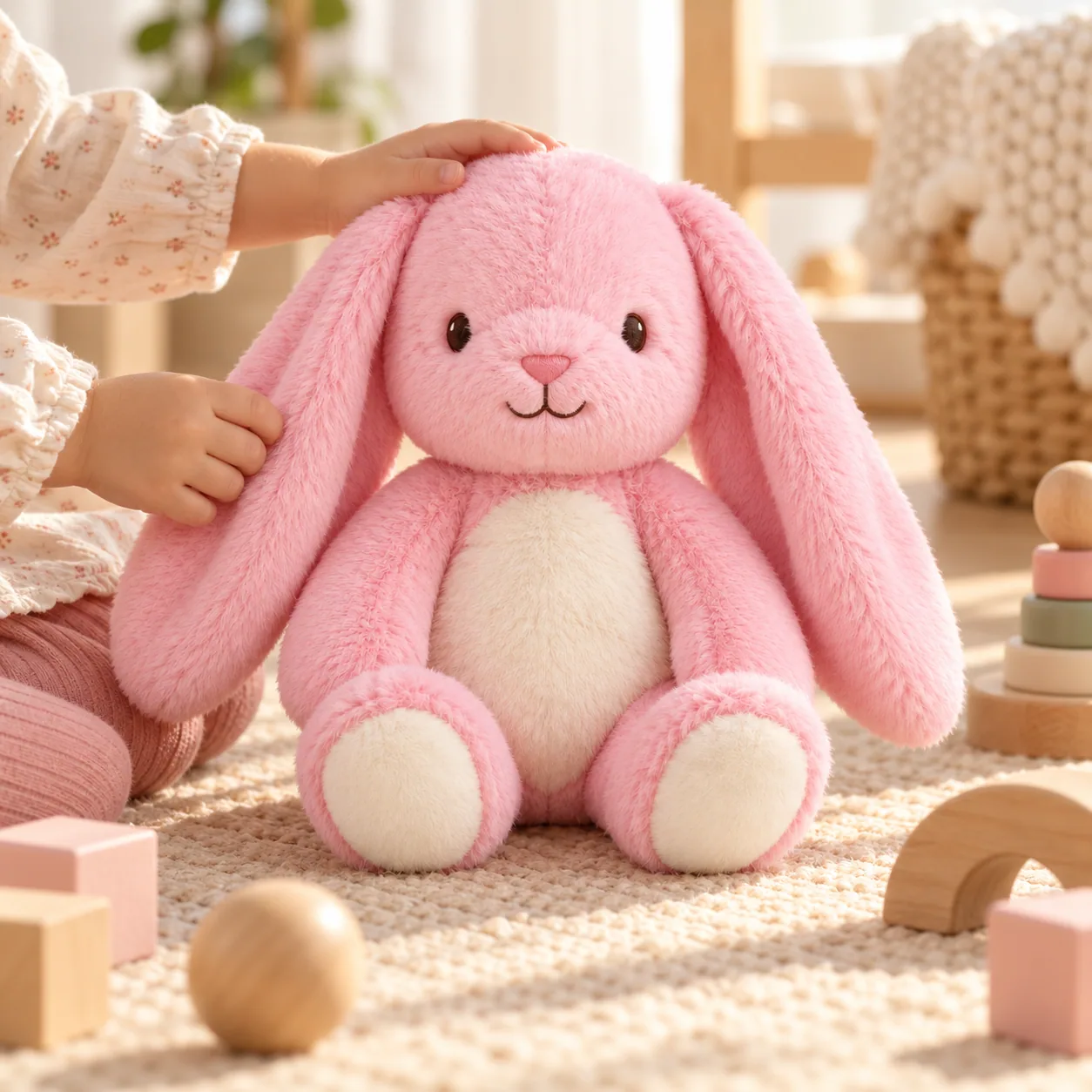 Snuggle Bunny in Bubblegum