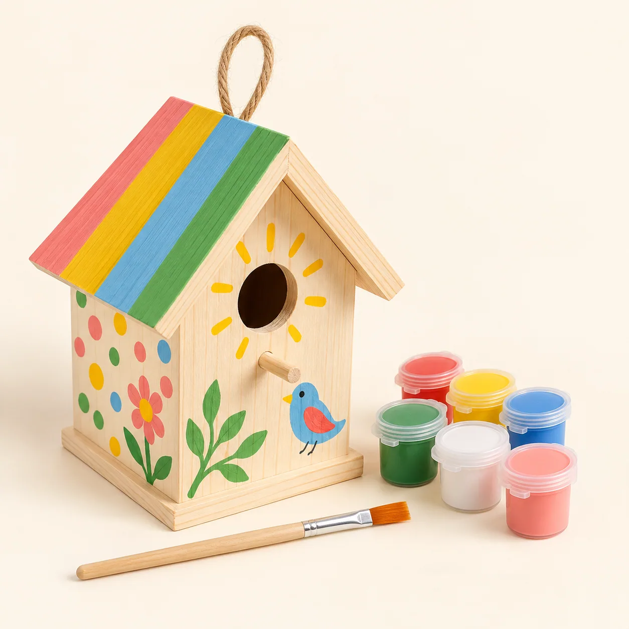 Paint-Your-Own Wooden Birdhouse