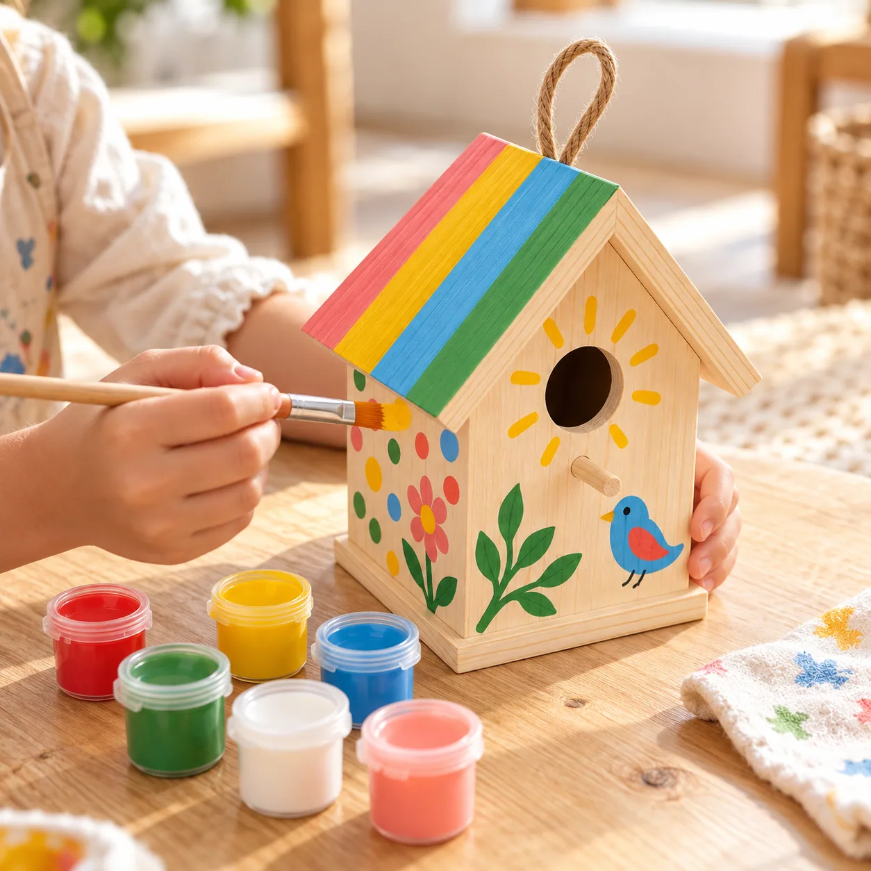 Paint-Your-Own Wooden Birdhouse